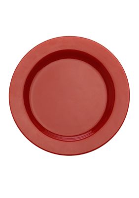Maxwell & Williams Paint Rim Platter/Charger Red 13-in.