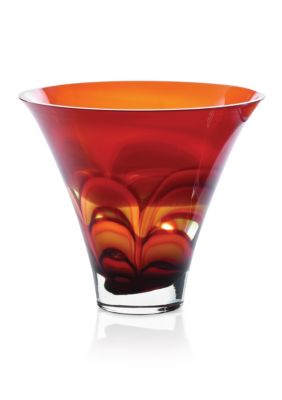 Waterford Evolution Red & Amber Bowl