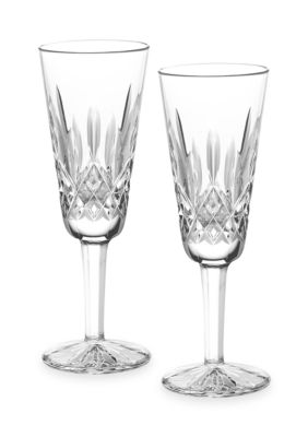 Waterford Lismore Champagne Flute Pair