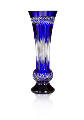 Waterford Fleurology Amy Cobalt Vase