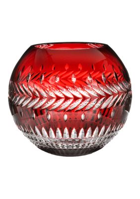 Waterford Fleurology Meg Ruby Cased Rose Bowl