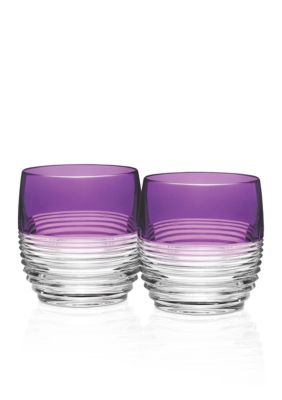 Waterford Mixology Circon Purple Tumbler, Pair