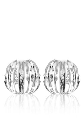 Waterford Illuminology Candela Ball Candlestick Pair