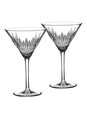 Waterford Lismore Diamond Martini Pair