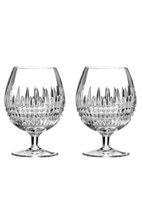Waterford Lismore Diamond Brandy Pair