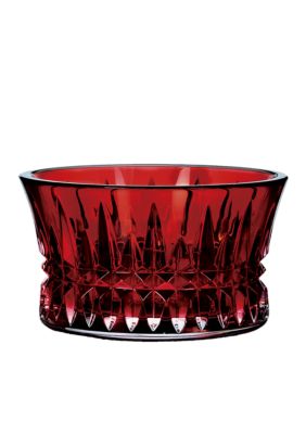 Waterford Lismore Diamond Crimson Nut Bowl