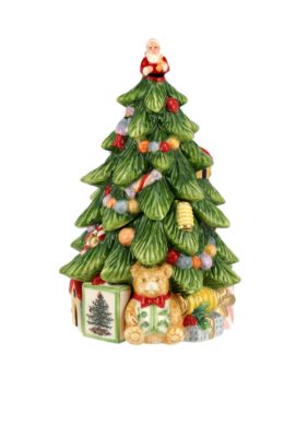Spode Christmas Tree Figural Candy Dish