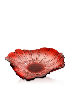 Crystal Clear Venezia Red Tray