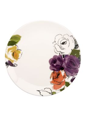 Charcoal Floral Floral Accent