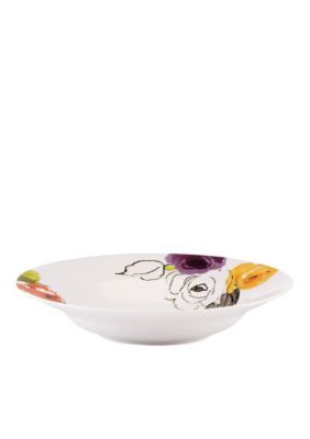 Charcoal Floral Individual Pasta