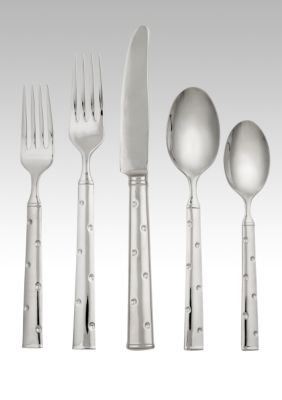 Kate Spade Larabee Dot Stainless Flatware