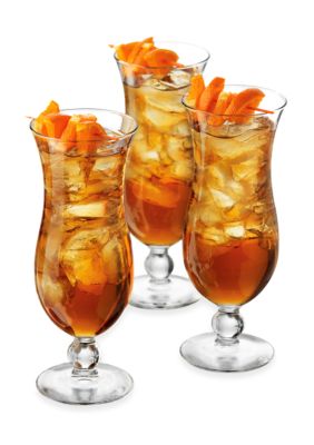 Libbey Cool Cocktails Island Hurricane Set of 6 Glasses