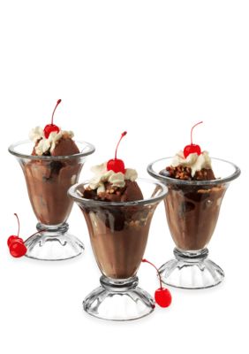 Libbey Fountain Shoppe Tulip Sundae 6-piece Set