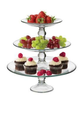 Libbey Selene 3 Tier Platter