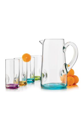 Libbey Impressions Color 5 pc Glassware Set