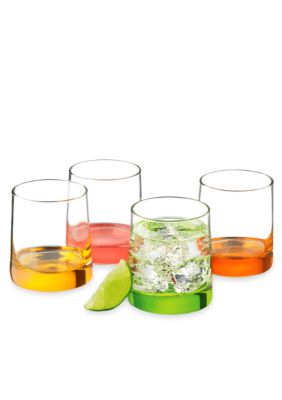 Libbey Cabos Citrus Double Old Fashioned Set of 4 - Online Only