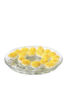 Libbey Selene Egg Plate
