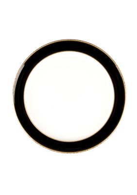 Praline Noir Wide Rimmed Dessert/Salad Plate