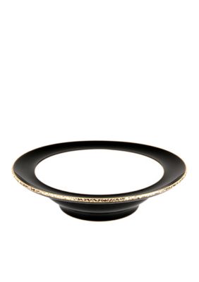 Praline Noir Wide Rimmed Soup/Cereal Bowl