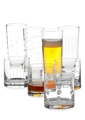 Mikasa Cheers Set of 8 Double Old Fashions and Highballs