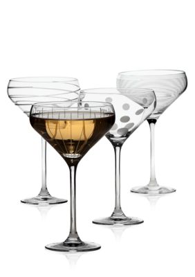 Mikasa Cheers Set of 4 Champagne Saucers