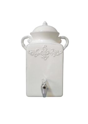 Square White Beverage Dispenser