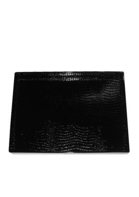 Jay Import Black Alligator Tray