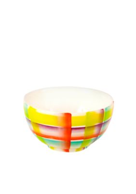 Kelley Plaid Cereal Bowl