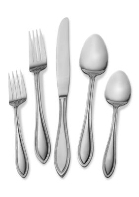Pfaltzgraff American Bead 61 pc Expanded Flatware Set