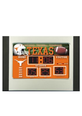 Evergreen Texas Longhorns Scoreboard Alarm Clock