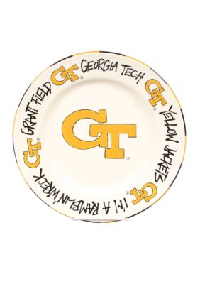 Magnolia Lane Georgia Tech Yellow Jackets Round Plate
