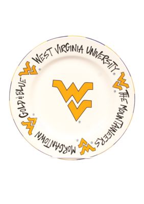 Magnolia Lane West Virginia Mountaineers Round Plate