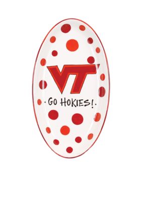 Magnolia Lane Virginia Tech Oval Tray