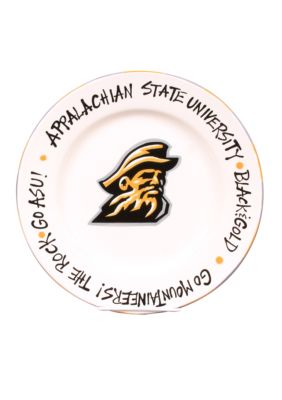 Magnolia Lane Appalachian State Mountaineers Round Plate