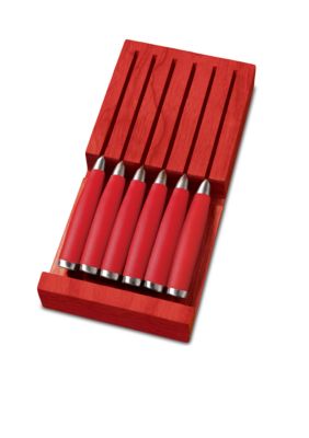 Fiesta 6-piece Steak Knives with In Drawer Tray