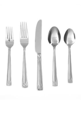 Cambridge Silversmiths Crossroad Sand 20-piece Flatware Set