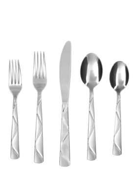 Cambridge Silversmiths Boa Frost 20-piece Flatware Set - Online Only