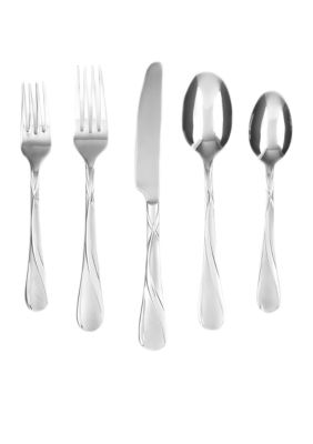 Cambridge Silversmiths Rue Sand 20-piece Flatware Set