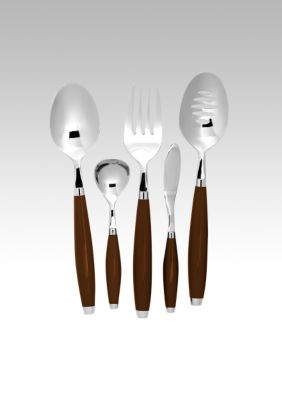 Fiesta Chocolate Flatware 5pc. Place Setting and Hostess Set