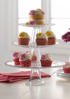 Home Accents 3 Tier Beaded Server