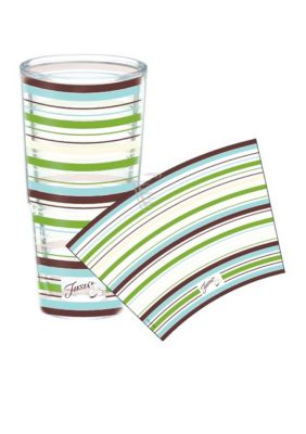 Fiesta&reg; Tervis Cool Stripe 16 oz Tumblers