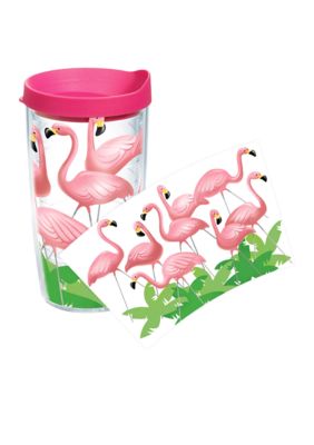 Tervis Tumbler 16 Oz. Lawn Flamingo Wrap