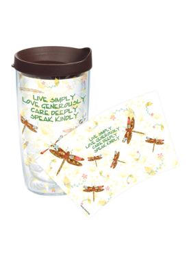 Tervis Tumbler Inspirational Dragonfly Wrap 16-oz. Tumbler with Travel Lid