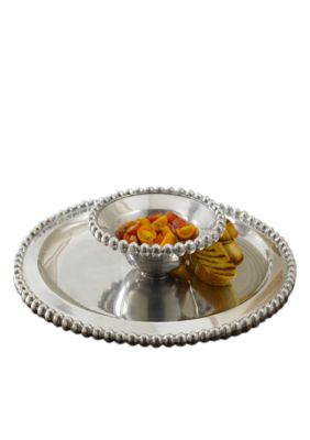 Biltmore For Your Home Big Bead Chip & Dip Server