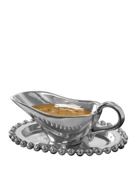Biltmore&reg; For Your Home Beaded Gravy Boat and Tray