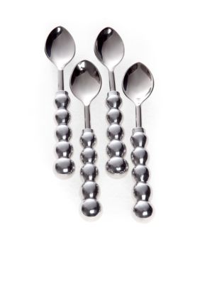 Big Bead Set of 4 Appetizer Spoons