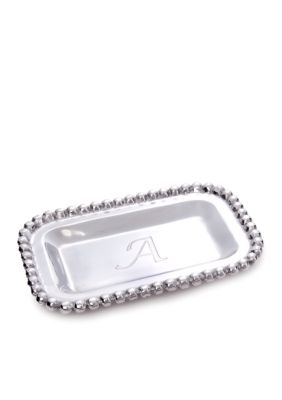 Biltmore For Your Home Big Bead Monogram Tray