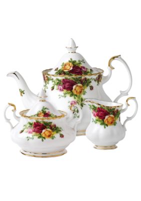 Old Country Roses 3-pc Tea Set