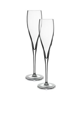 Luigi Bormioli Set of 2 Sparkling White Wine Glasses