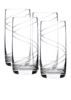 Luigi Bormioli Set of 4 Aspen Beverage Glasses